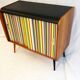 Vintage chest of drawers 2 sliding doors