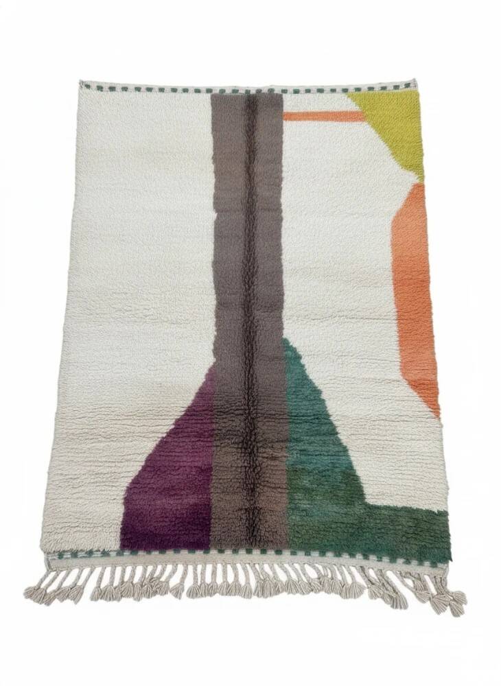 Modern coloured Berber rug