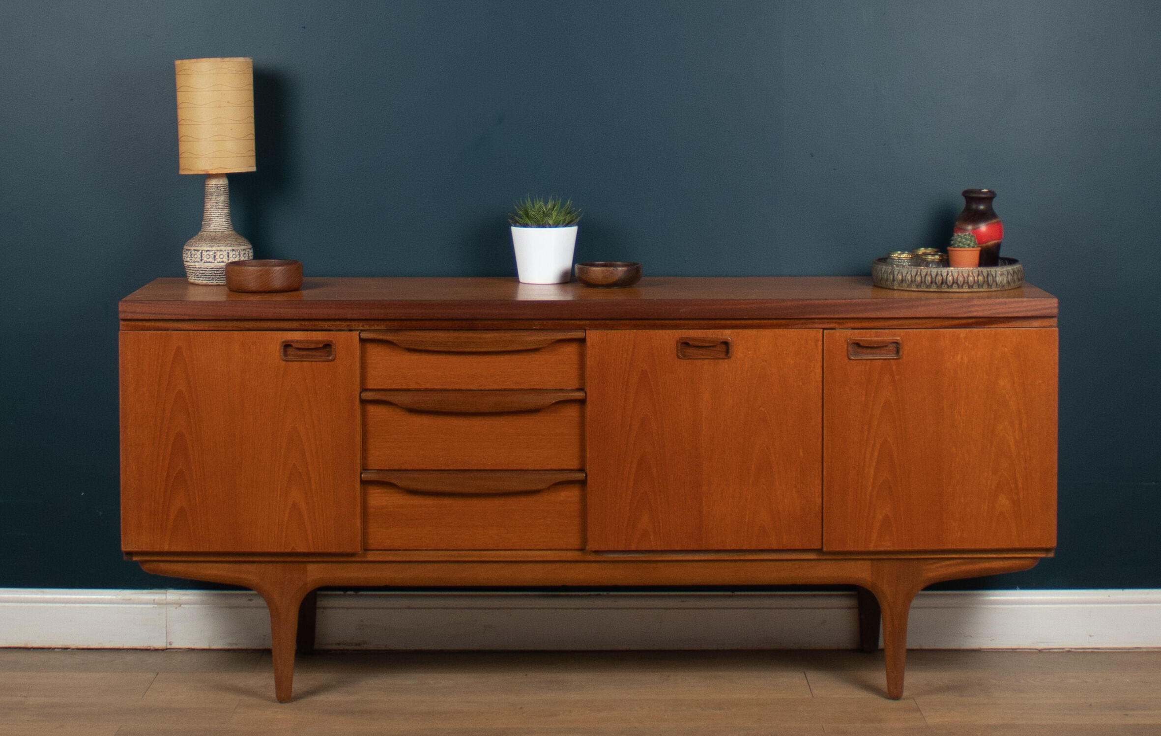 Retro teak 1960s Greaves & Thomas mid century sideboard