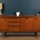 Retro teak 1960s Greaves & Thomas mid century sideboard
