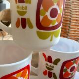 Lot of 15 mugs Arcopal vintage scania lotus mobil