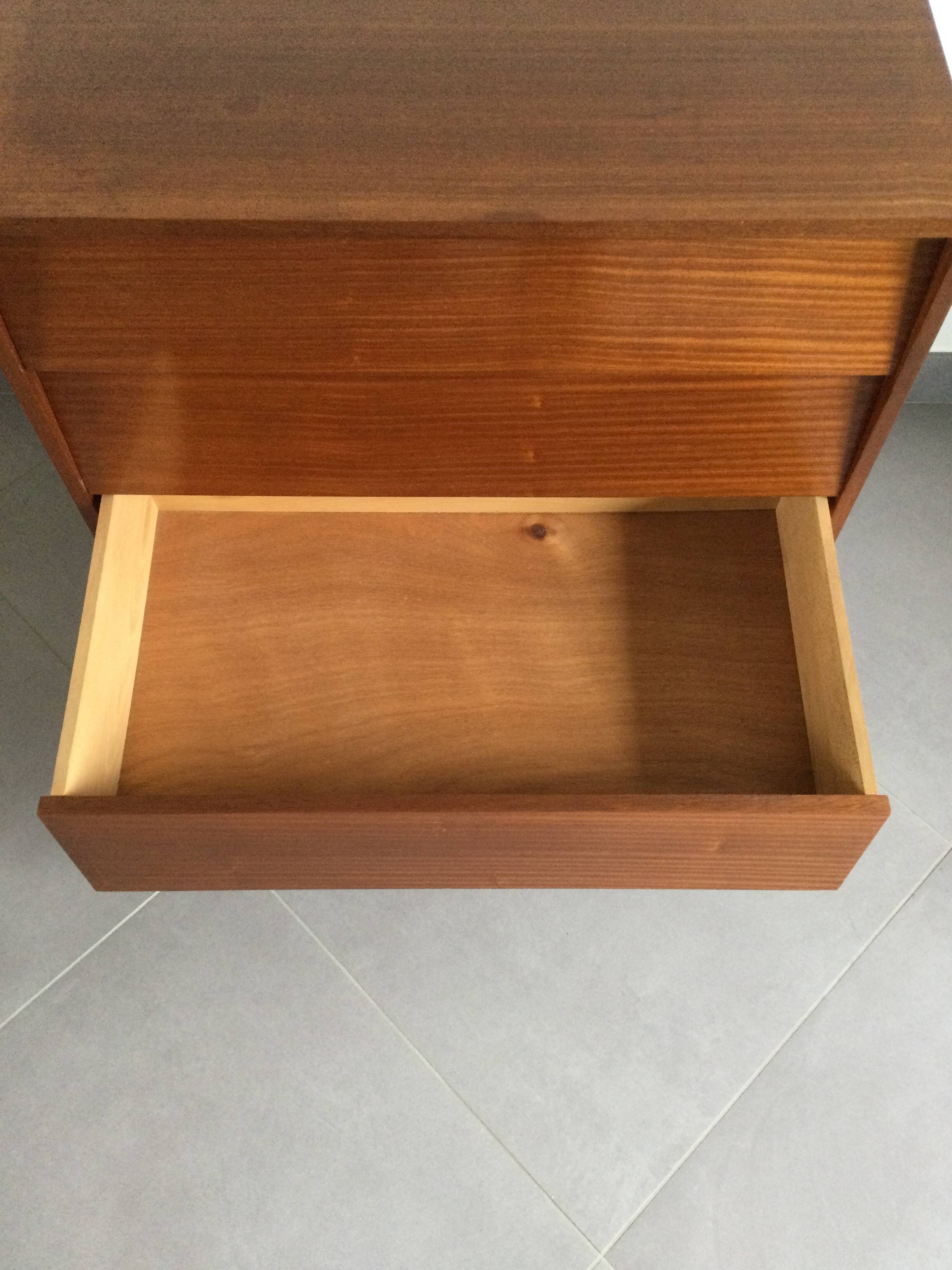Three-drawer chest of drawers, 1970