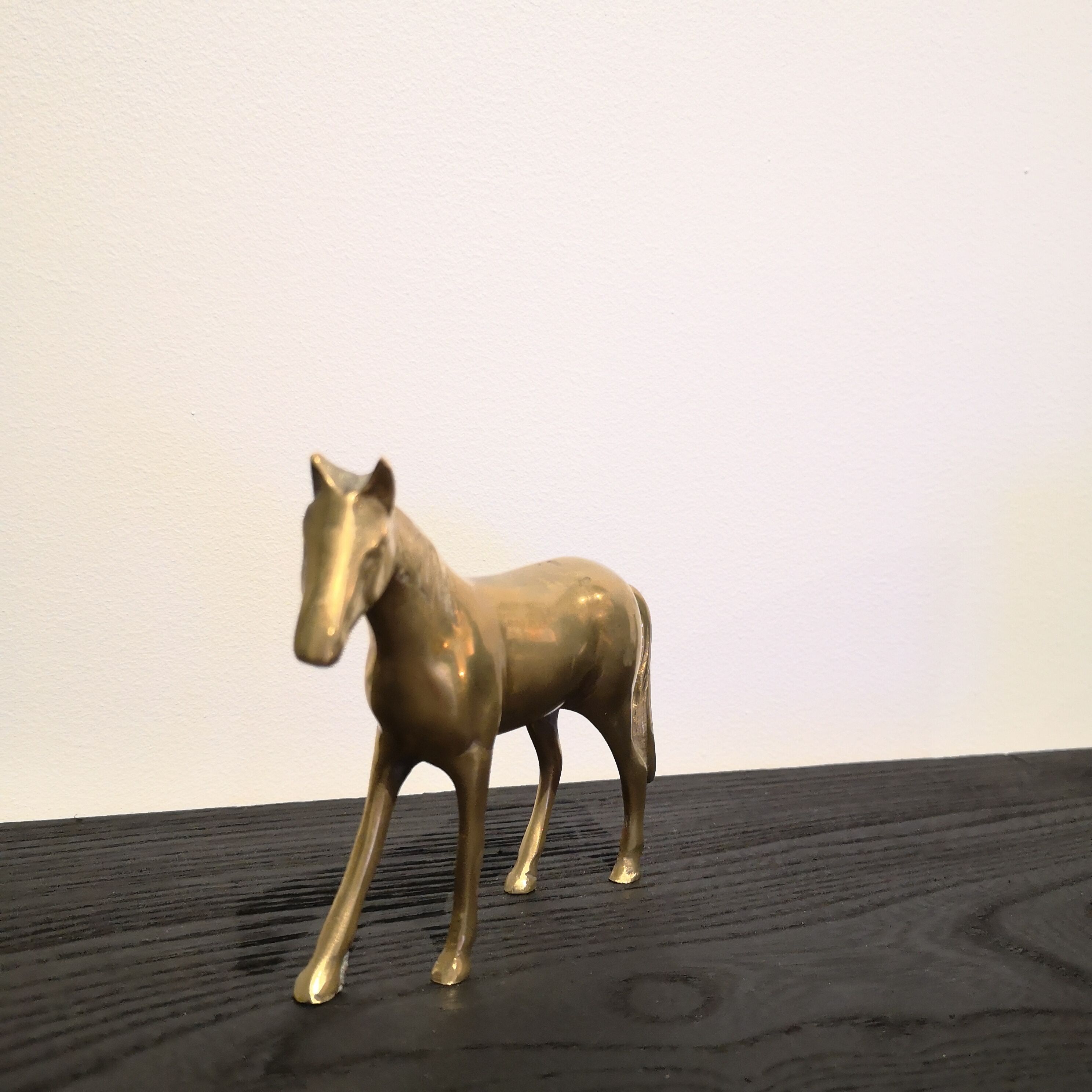 Brass horse
