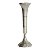 single flower vase or metal candlestick