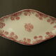 Ravier old in faience. Carnation decoration