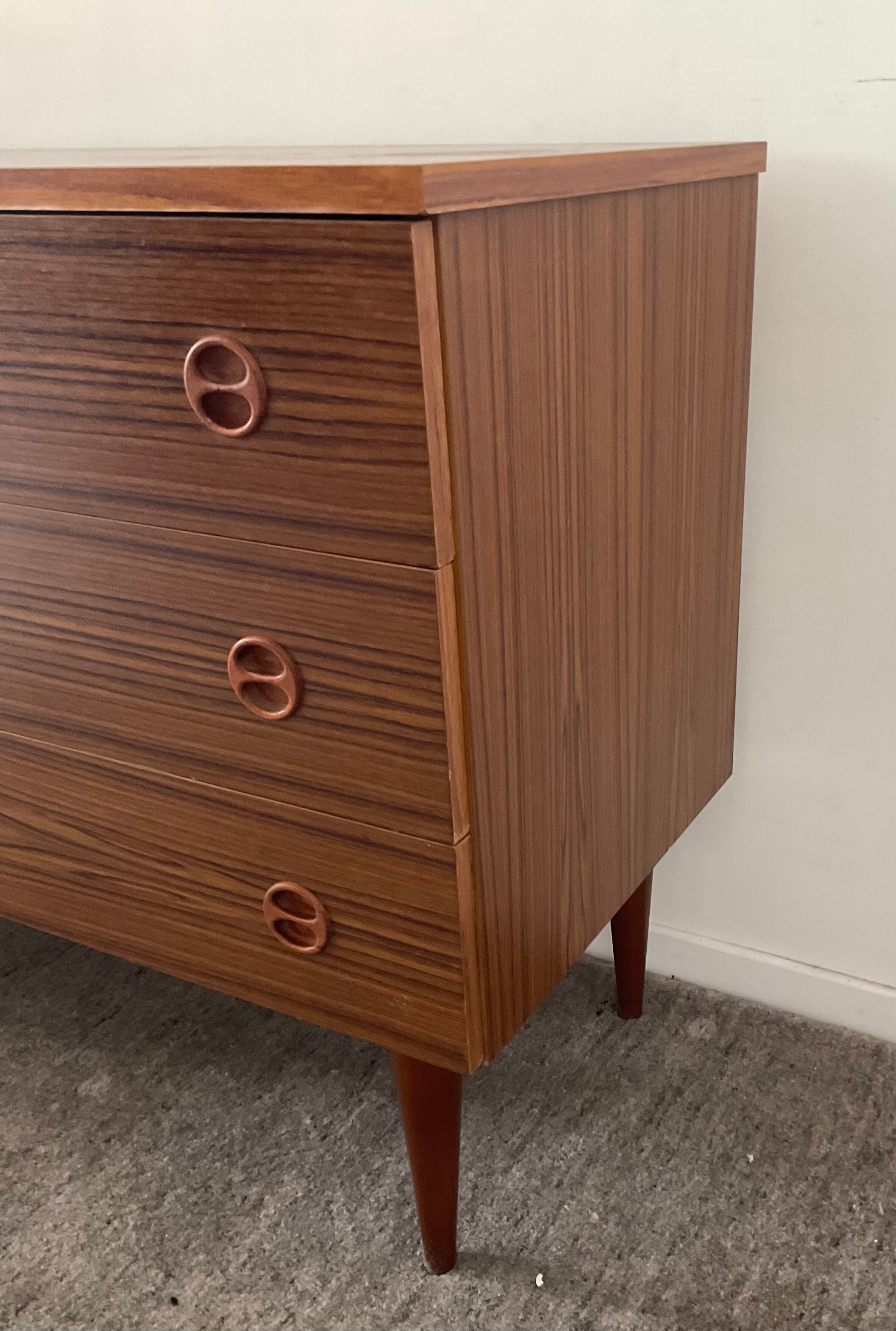 Vintage chest of drawers from the 60s and 70s