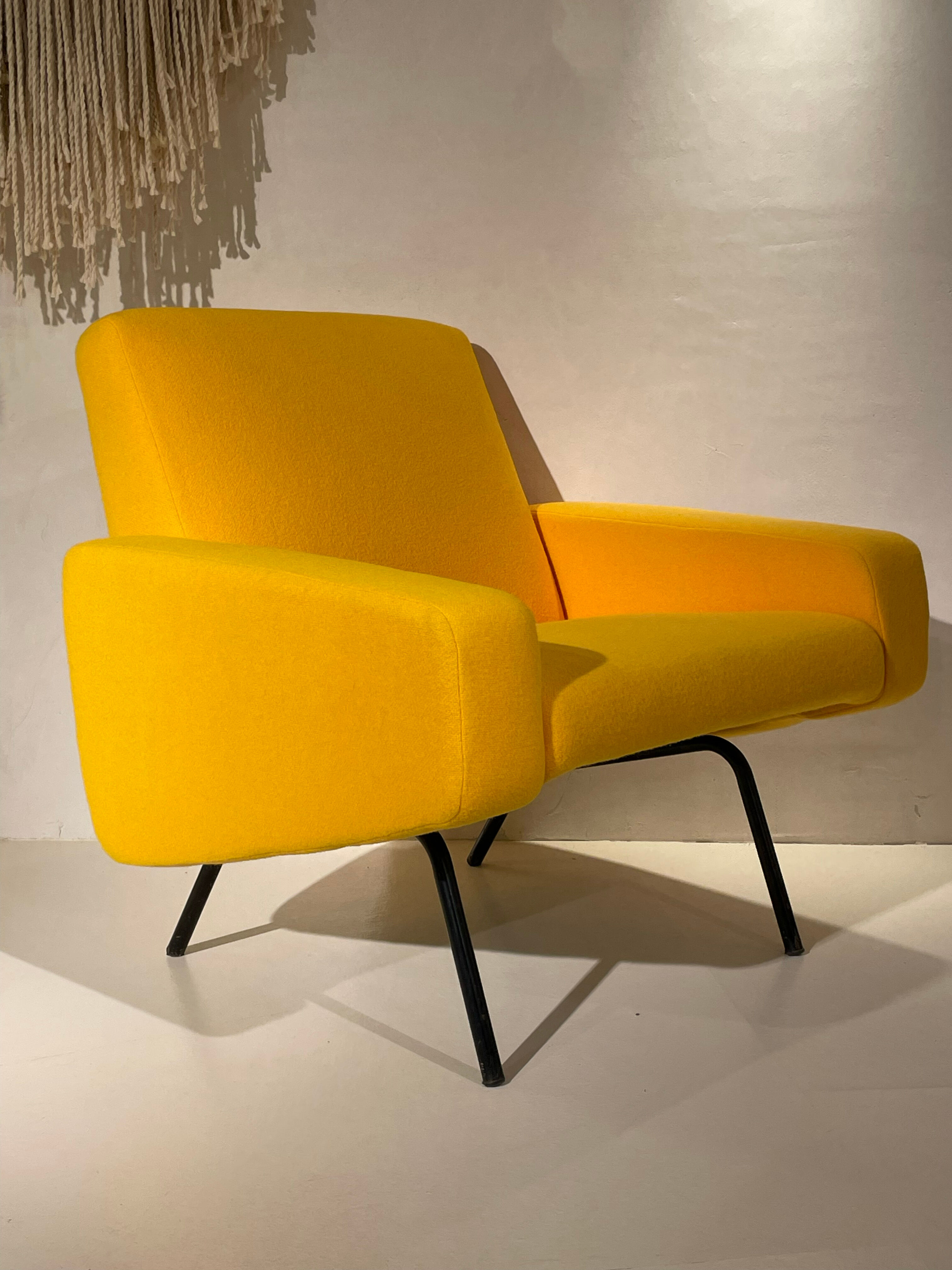Armchair 743 by Joseph-André Motte for Steiner