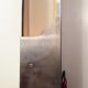 6 Raak brushed and plexi steel sconces, 1970's