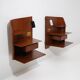 Pair of wall-mounted nightstand by Gio Ponti for Dassi, 1960s