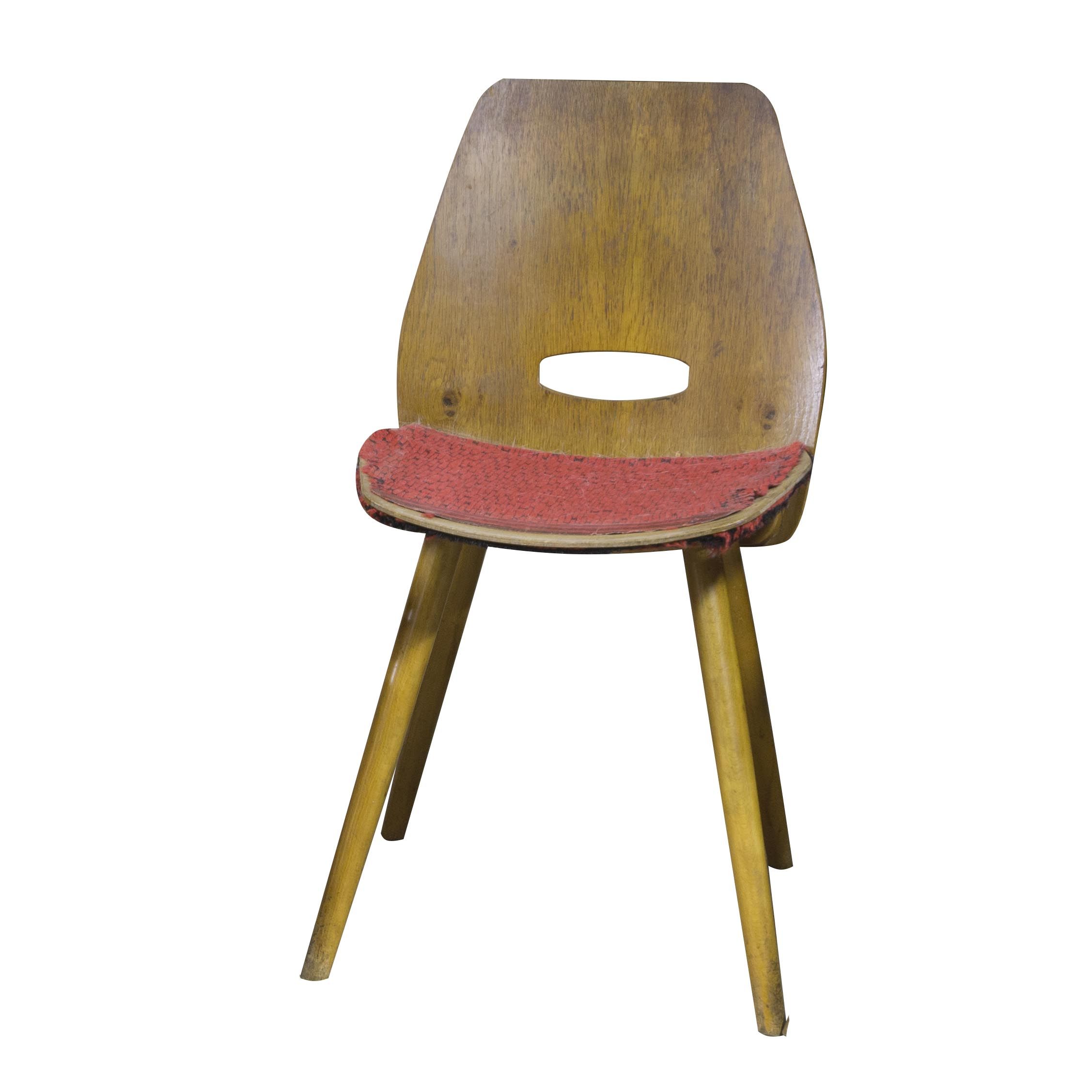 Set of four chairs by Frantisek Jirak for Tatra nabytok