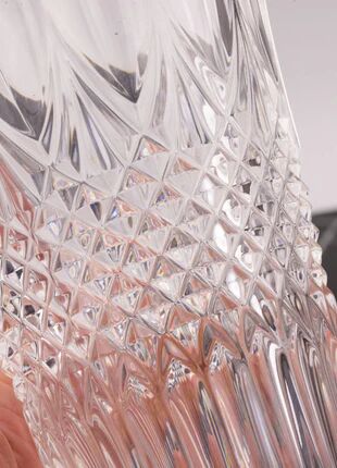 Otero crystal vase from Val Saint Lambert