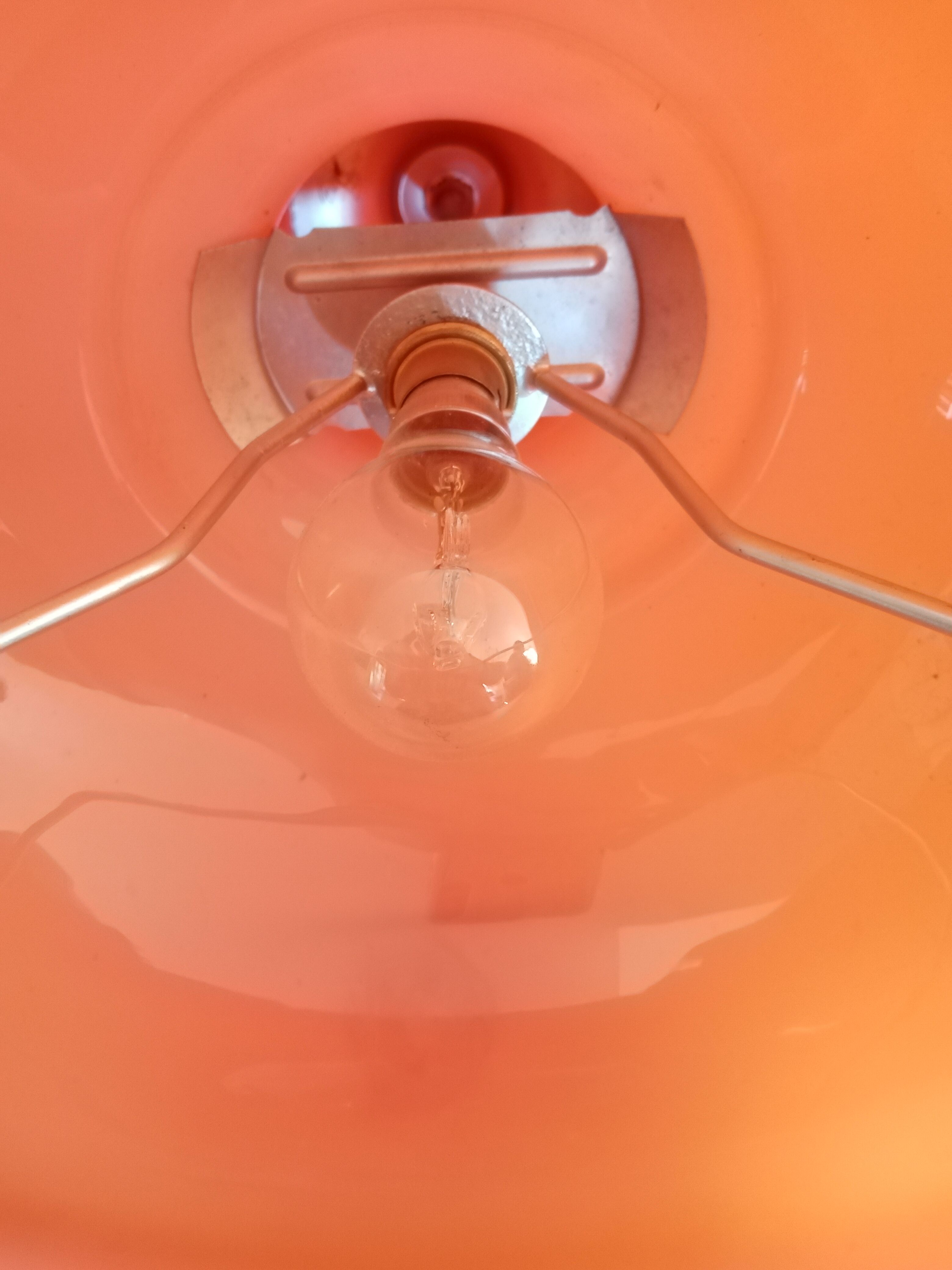 orange opaline kitchen chandelier
