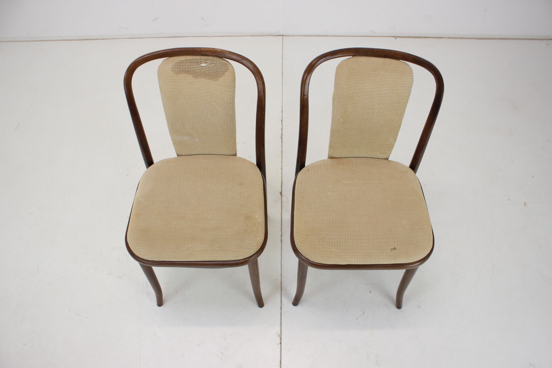 Set of Two Bentwood Chairs, Ton, 1980s