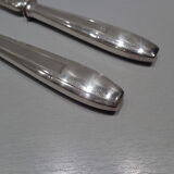 Art deco salad cutlery in stuffed silver