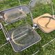4 Plia smoked chairs by Giancarlo Piretti patent anonima castelli Italy