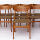 Set of 8 Schiønning & Elgaard Chairs – 1960s Danish Design for HS Møbler