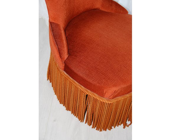 Toad in 60s/70s velvet Chair