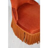 Toad in 60s/70s velvet Chair