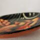 Vintage Hand-Painted Clay Wall Plate: 1970s Yugoslavia Still Life Decor