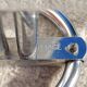 1950s chrome double wall-mounted coat rack