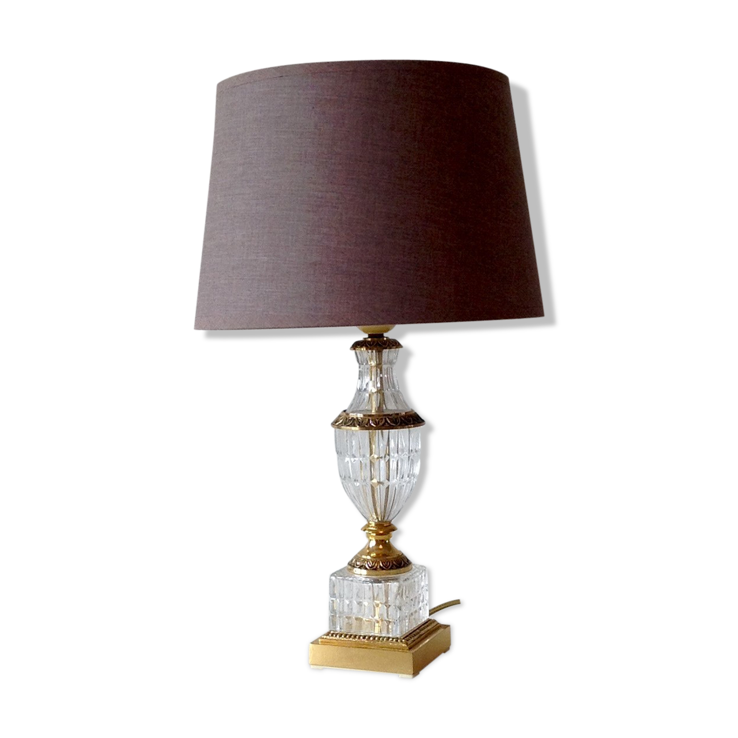 Lamp art deco crystal