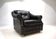 Fauteuil Art Déco en cuir, France 1960