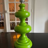 1970s apple green lamp