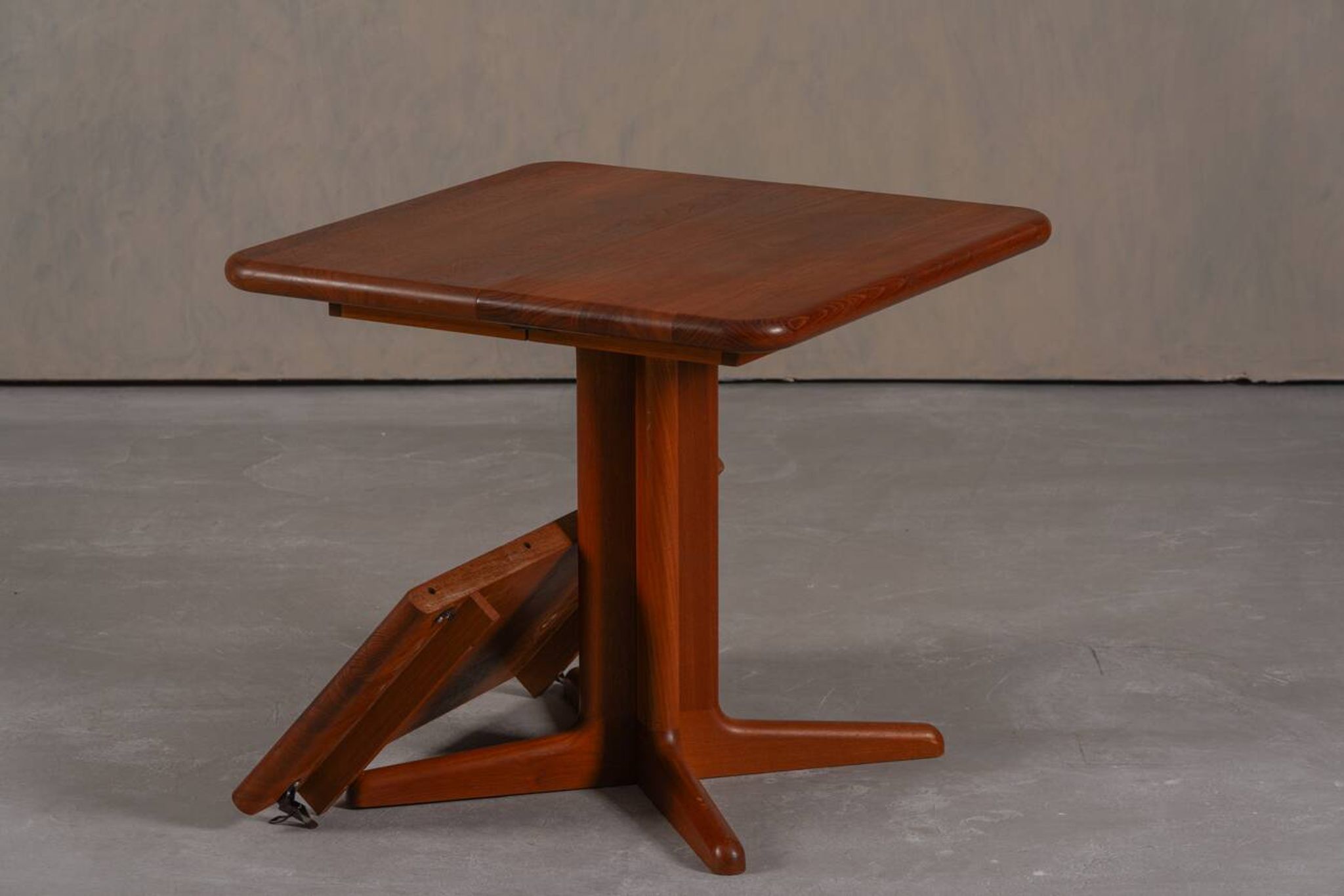 Vintage Morten dining table in teak by Niels Koefoed for Hornslet Mobelfabrik, Denmark 1970s