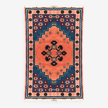 Tapis Marocain - Dim : 0.80 X 1.36 Cm Entièrement fait main Qualité : Laine