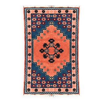 Tapis Marocain - Dim : 0.80 X 1.36 Cm Entièrement fait main Qualité : Laine