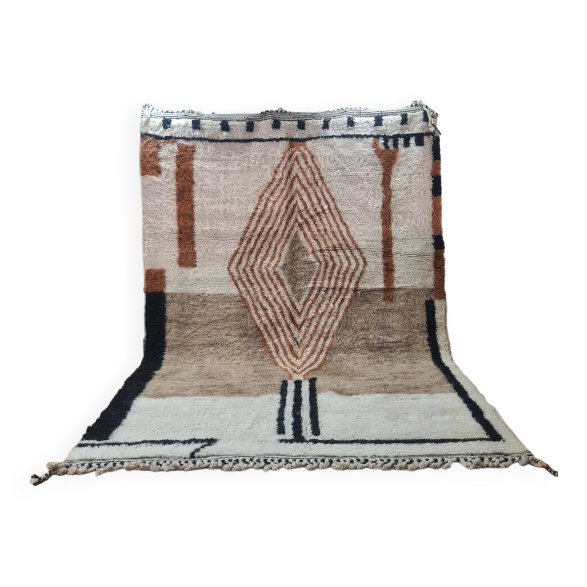 Handmade Beni Ouarain rug 300x200 cm