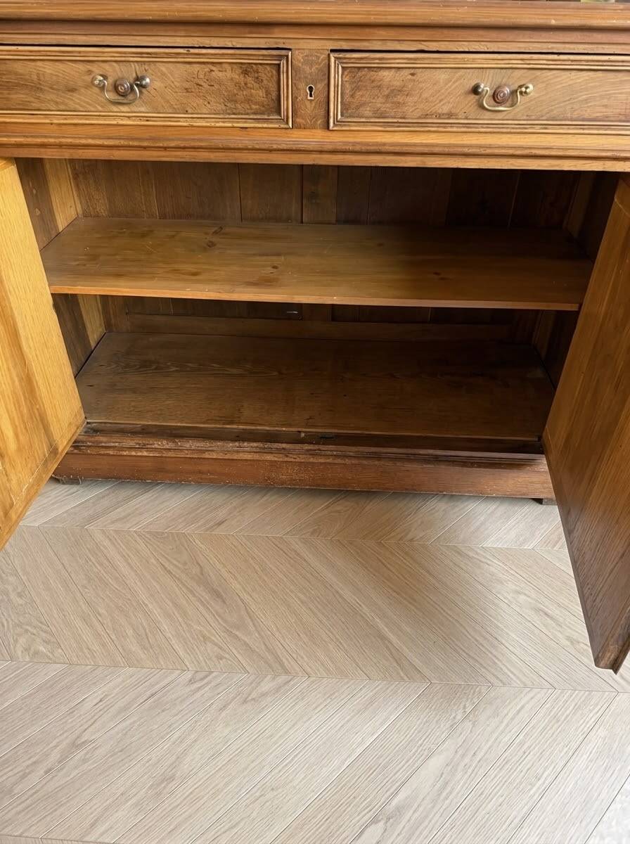 Louis XV style oak buffet