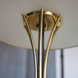 1950s floor lamp published by Maison Arlus, vintage standing lamp.