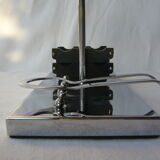 Chrome metal pipe art deco door