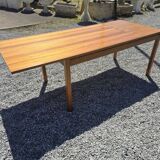 Table scandinave extensible en teck des années 60