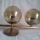 Applique 2 boules en verre