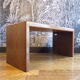 1960 minimalist oak bench