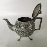 Solid silver teapot