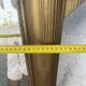 Large antique gilded mirror with carved pediment, 126 cm