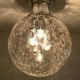 Large Ice Glass Flush Lamp by Doria