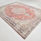 Red & Cream Vintage Persian Rug, 243x328Cm