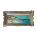 Orientalist painting marine algeria pierre faget-germain (1890-1961) skikda