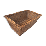 Rattan and wicker basket