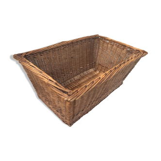 Rattan and wicker basket