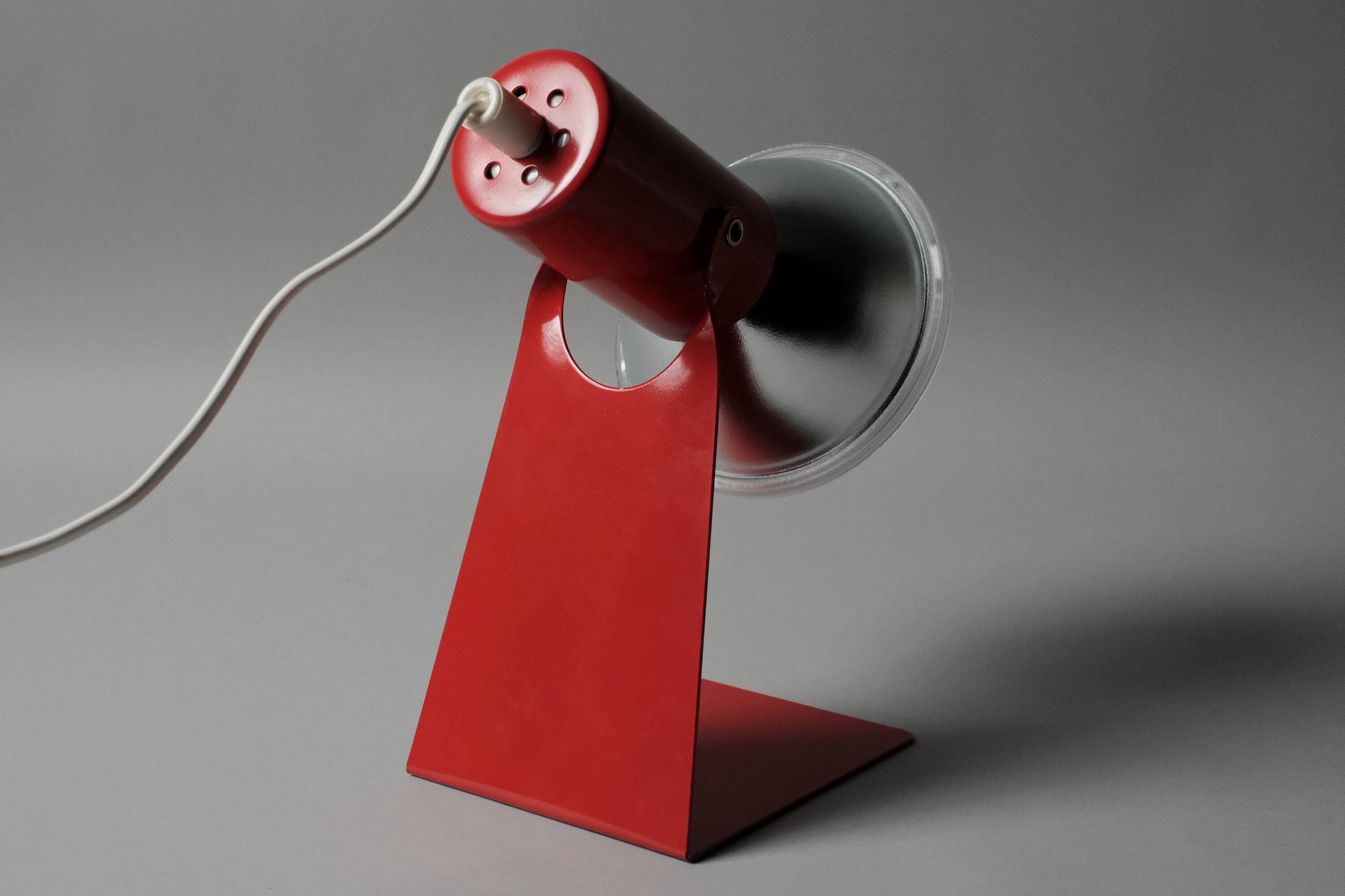 Vintage 1970s Gnosjo Konstsmide industrial desk lamp.