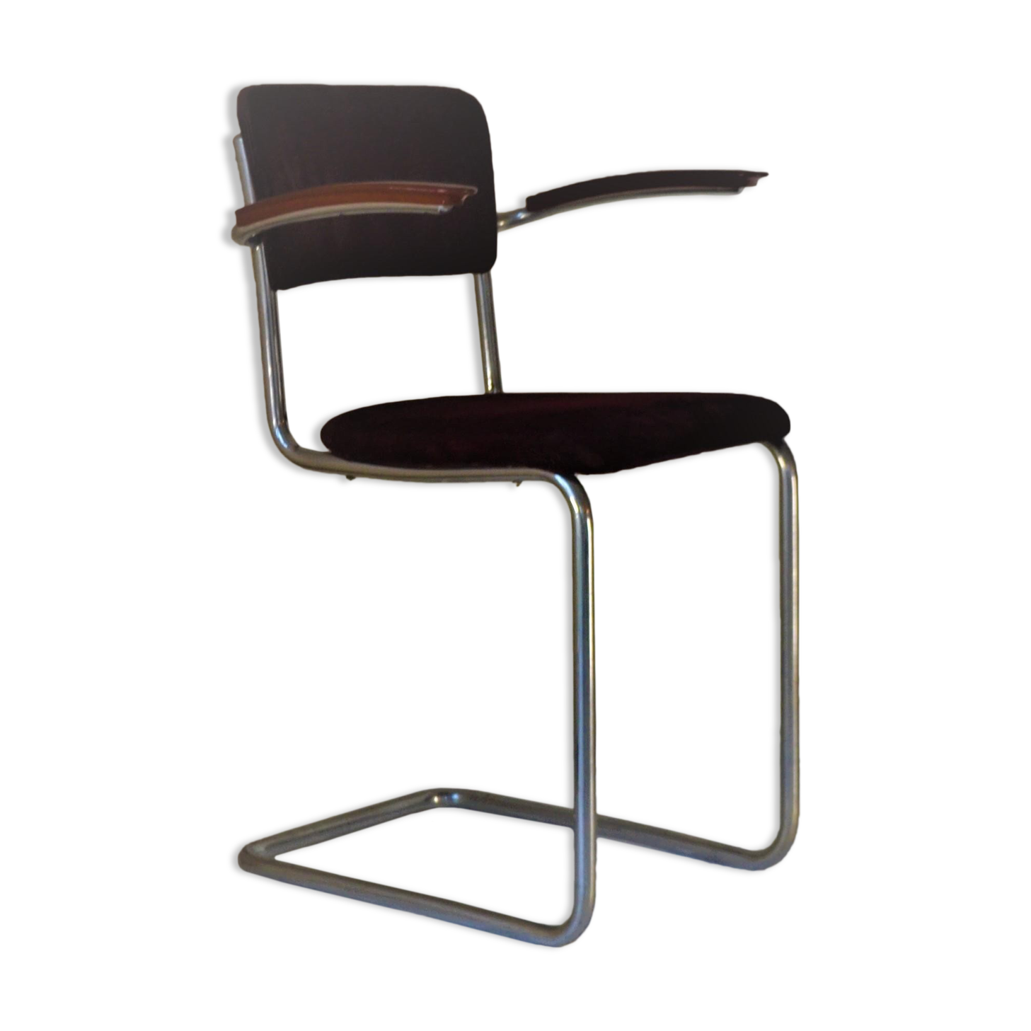 Bauhaus style Gispen Stalachrome chair 1930-1940s