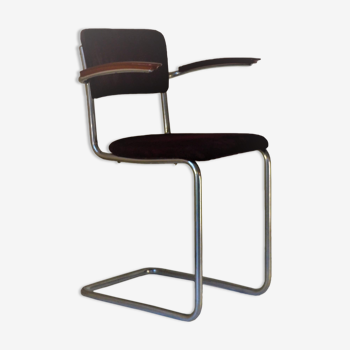 Bauhaus style Gispen Stalachrome chair 1930-1940s