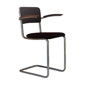 Bauhaus style Gispen Stalachrome chair 1930-1940s