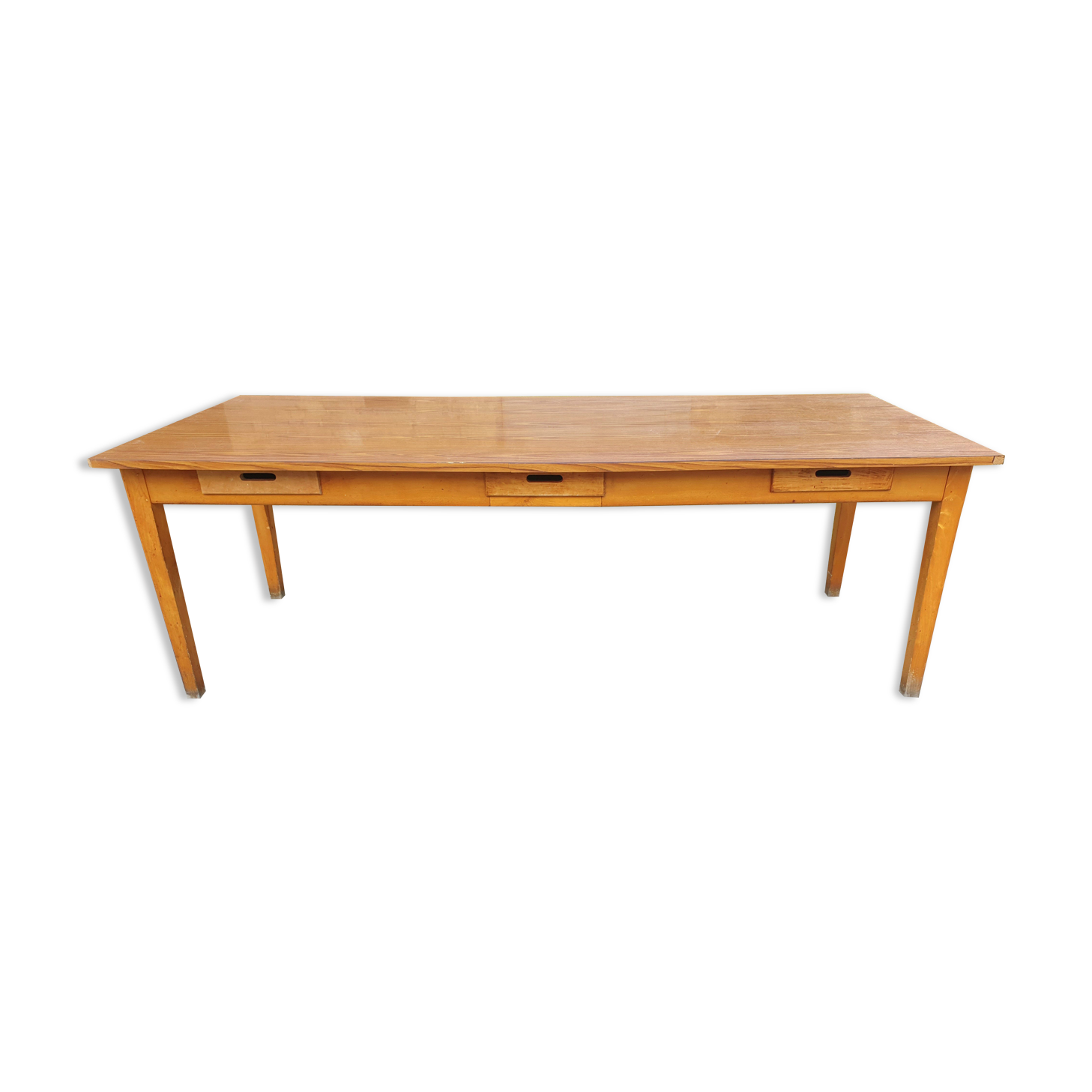 6-drawer community table