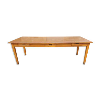 6-drawer community table